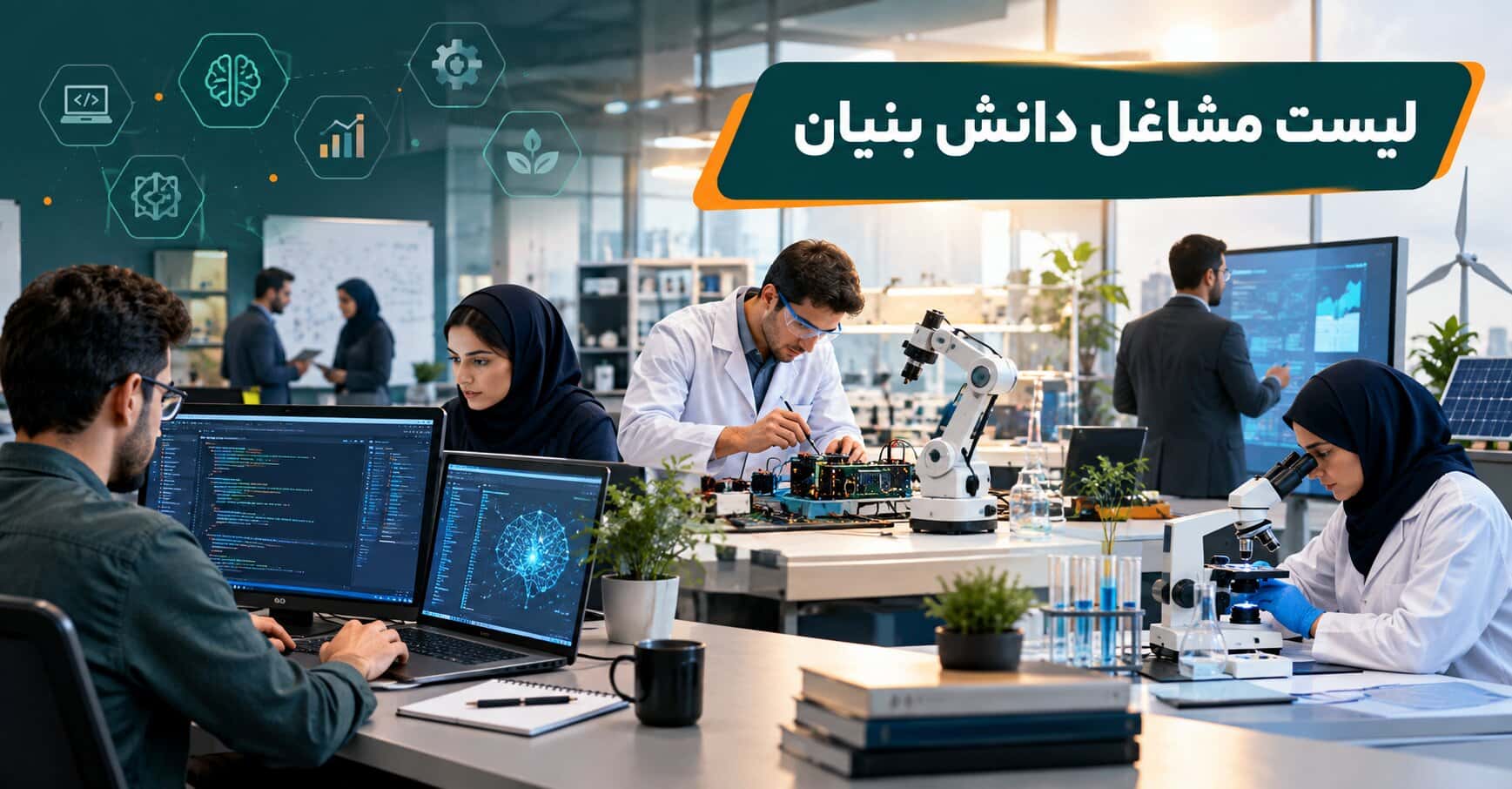 لیست مشاغل دانش بنیان
